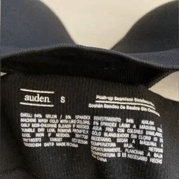 Auden | Women’s Push-Up Seamless Bandeau Bra - Picture 2 of 3